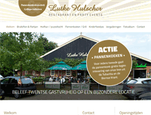 Tablet Screenshot of lutkehulscher.nl